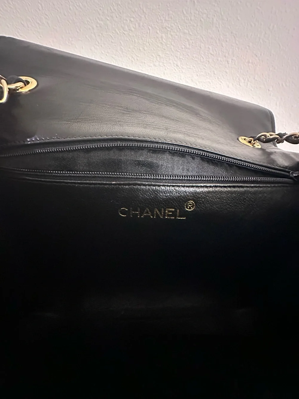 CHANEL Black Quilted Flap Shoulder Bag